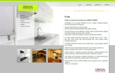 Obadal interiéry