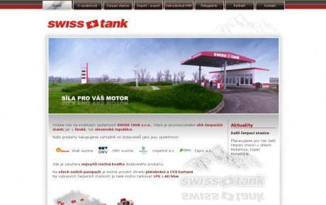 SWISS TANK - síť čerpacích stanic